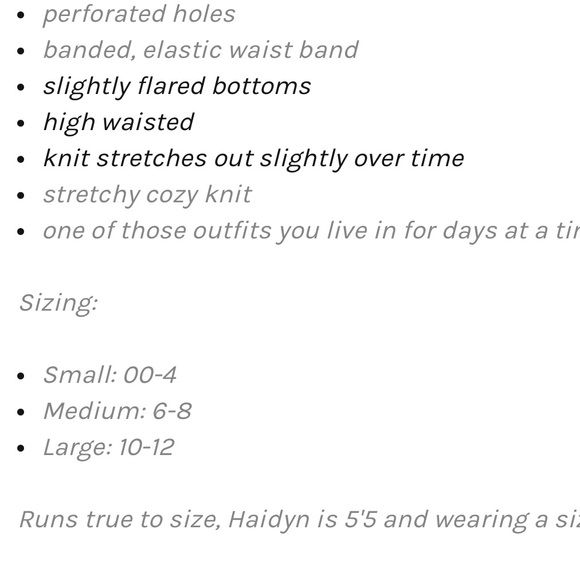 COCO MCCALL KNIT PANTS - Picture 12 of 12